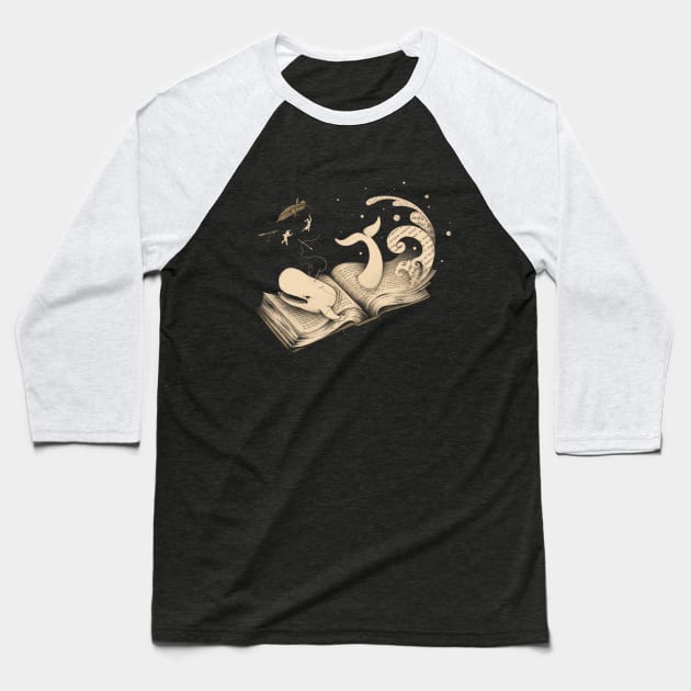 Moby Baseball T-Shirt by enkeldika2